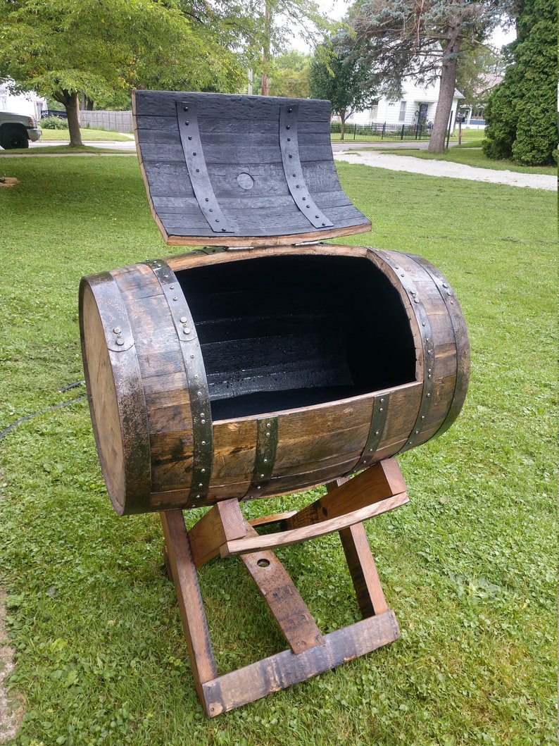 Whiskey Barrel Cooler Coolers Outdoor & Gardening