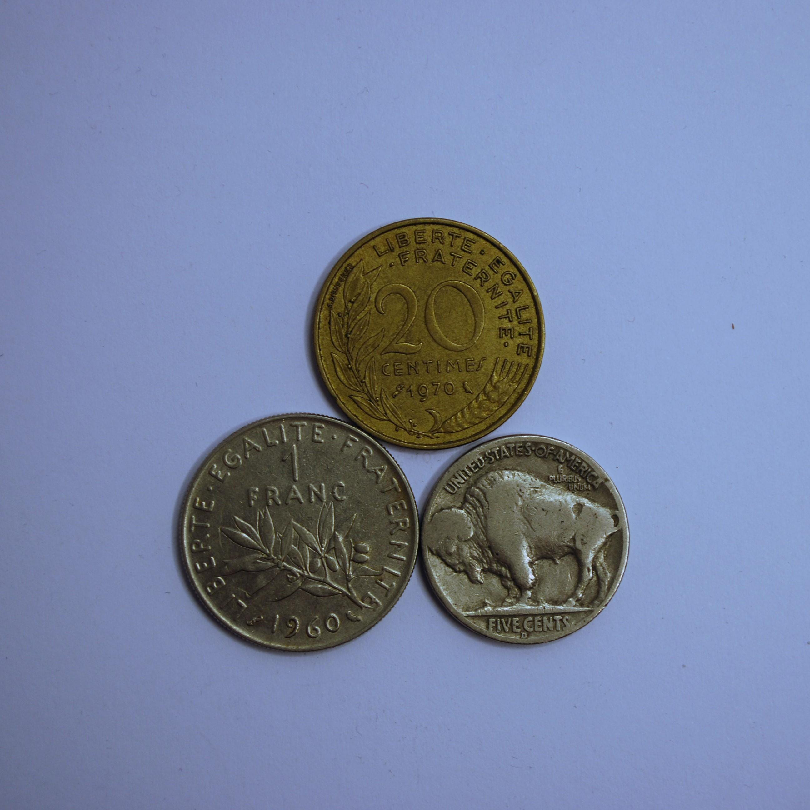 1960 french 1 franc coin - Etsy 日本
