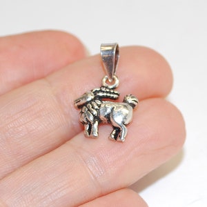 Silber Anhänger Sternzeichen Steinbock Schmuck Anhänger aus einer Vintage Silberplatte Mark 925