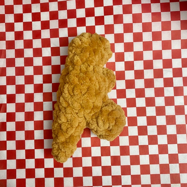 Crochet Dino nuggies/ Dinosaur chicken nuggets/ amigurumi food/ crochet food /kid friendly cute kawaii nuggets