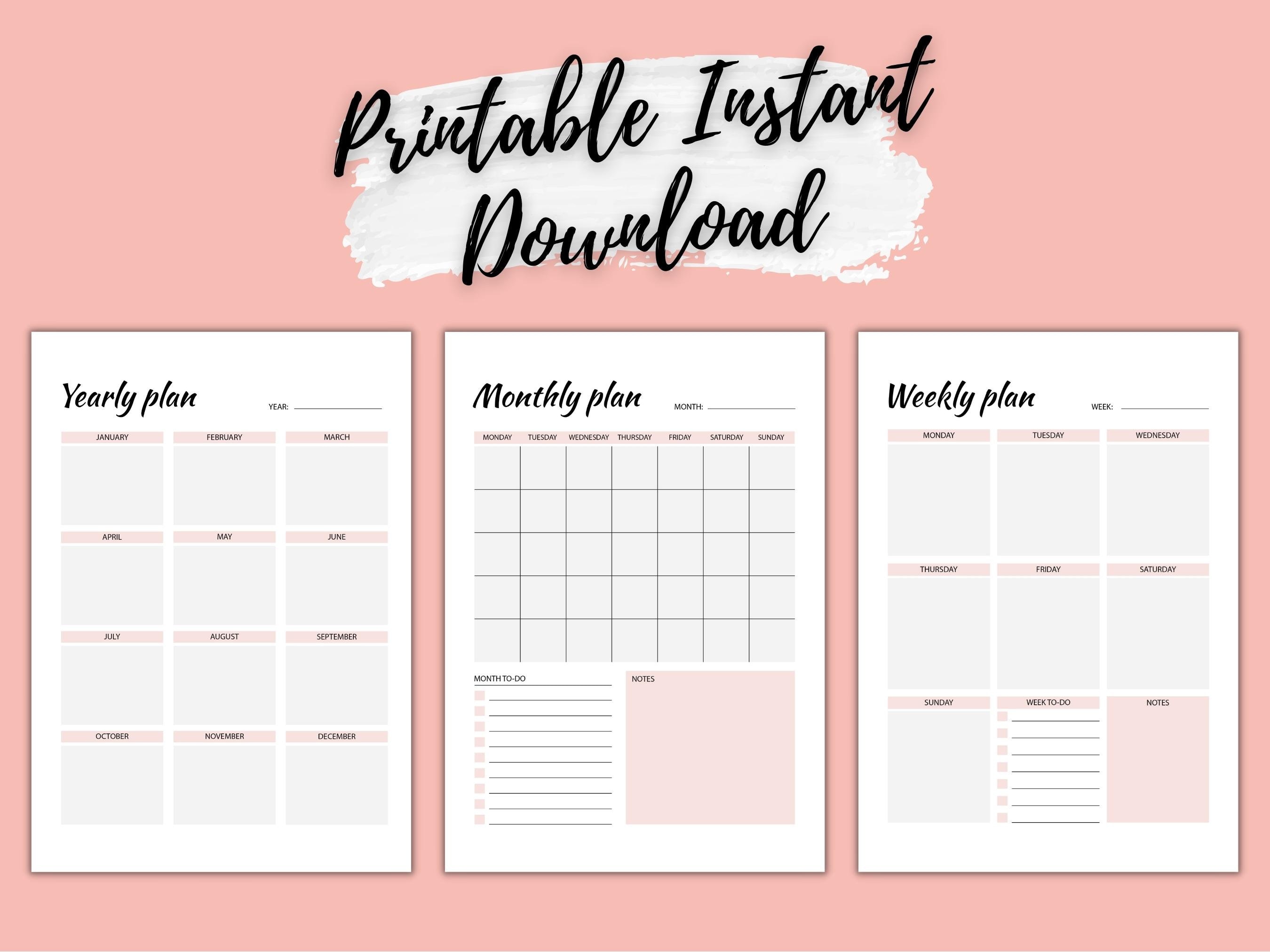 Small Business Planner, Printable Small Business Planner, Business ...