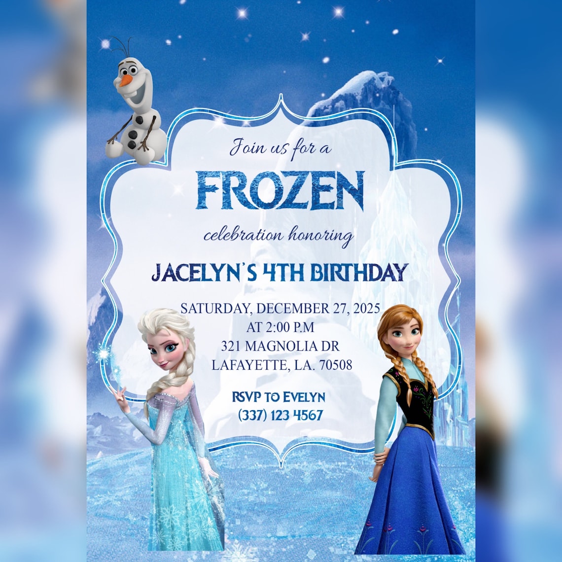 frozen-invitation-frozen-birthday-invitation-printable-etsy