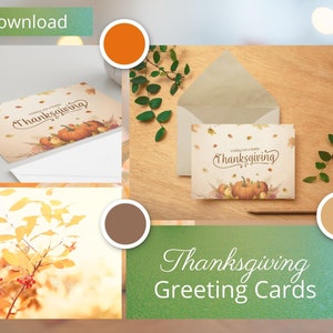 Thanksgiving Greeting Card, Happy Thanksgiving, Thanksgiving Cards 5x7, Holiday Card, Happy Holidays, Fall Card, Instant Download