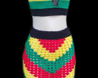 PATTERN Granny Square Skirt - Crochet Pattern - Summer Crochet Skirt - Crochet Skirt Pattern - Granny Square