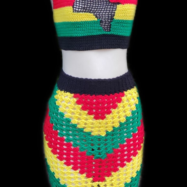 PATTERN Granny Square Skirt - Crochet Pattern - Summer Crochet Skirt - Crochet Skirt Pattern - Granny Square