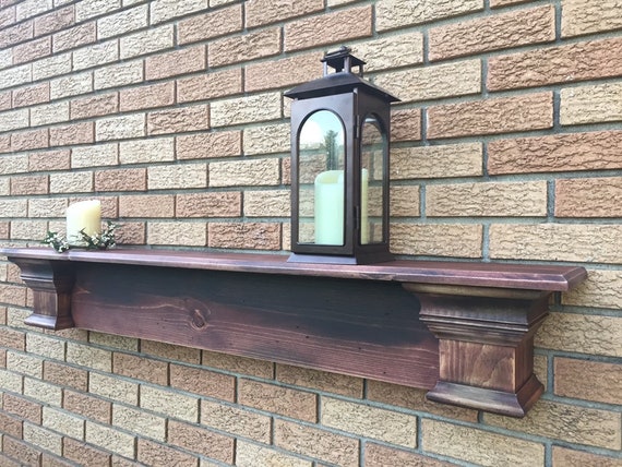 Freeshipping Fireplace Mantel Shelf Rustic Mantel Vintage Etsy