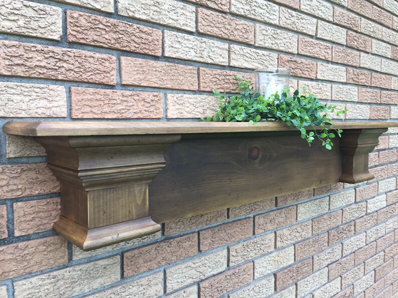 Freeshipping Fireplace Mantel Shelf Rustic Mantel Vintage Etsy