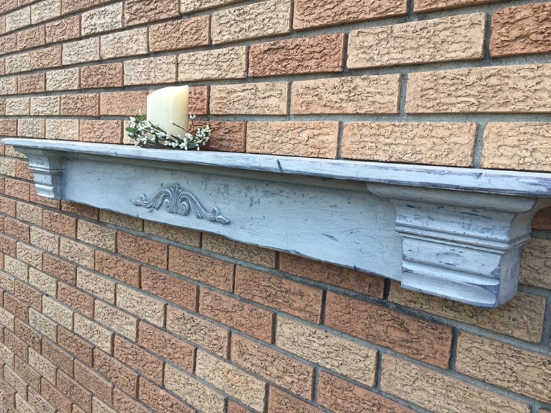 Fireplace Mantel Mantel With Corbels Mantel With Appliques Etsy