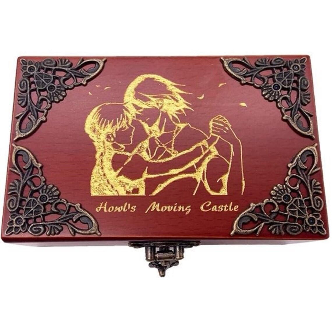 Howl's Moving Castle Jewelry Music Box With Mirror Etsy