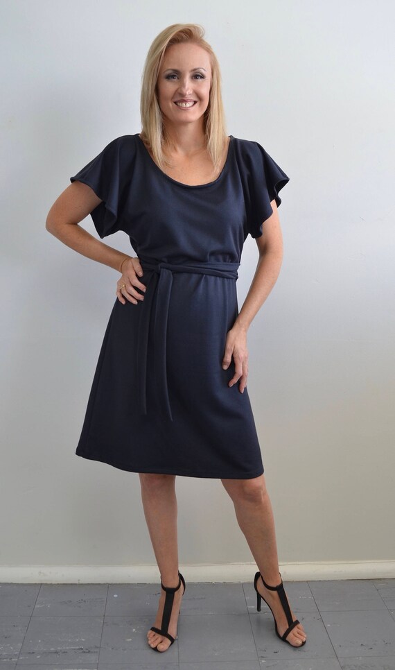 Flattering Black Dress Super Comfortable and Stylish for Work Till After 5 Etsy