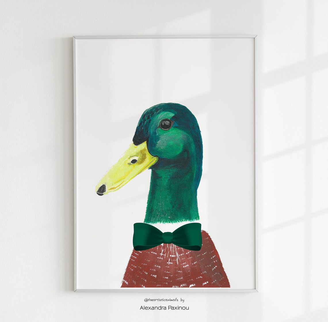 mallard duck bow tie