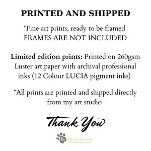 Cheetah Art Print, Colorful Bohemian Decor, Limited Edition image 3