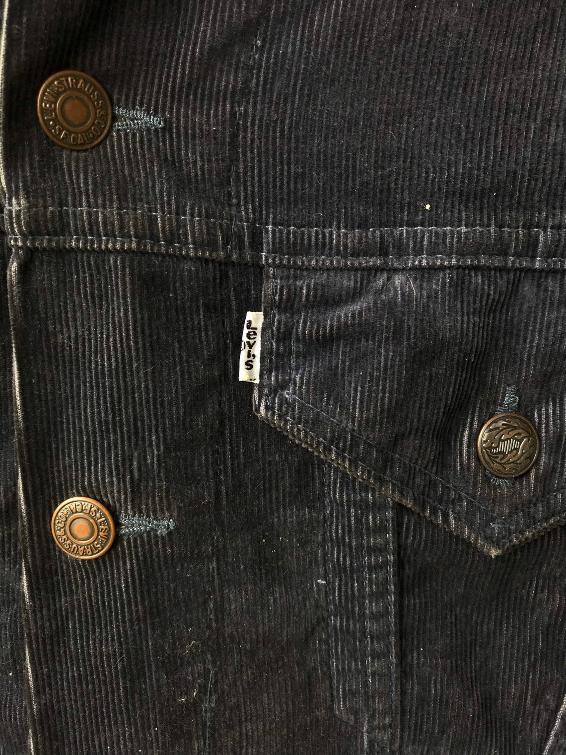 US Made Levis White Tag Corduroy Trucker Jacket Vintage Jean | Etsy