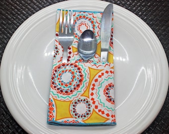 Southwestern Indian Basket Napkins - Set of 4