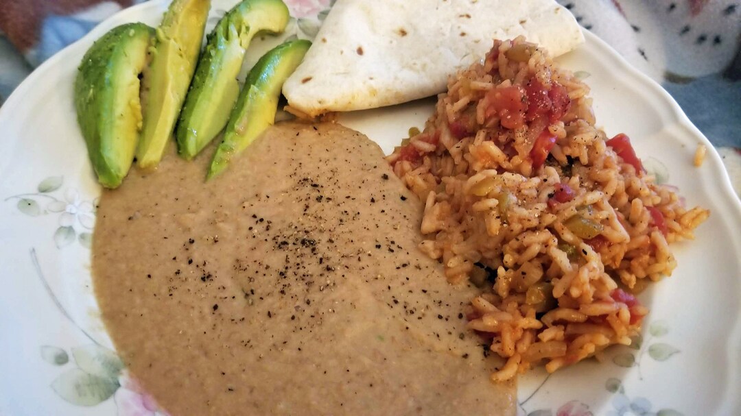 Refried Beans and Spanish Rice Recipes, Instant Pot Rice Bonus (PDF ...