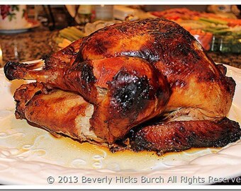 Apple Cider Honey Brined Bacon Wrapped Turkey