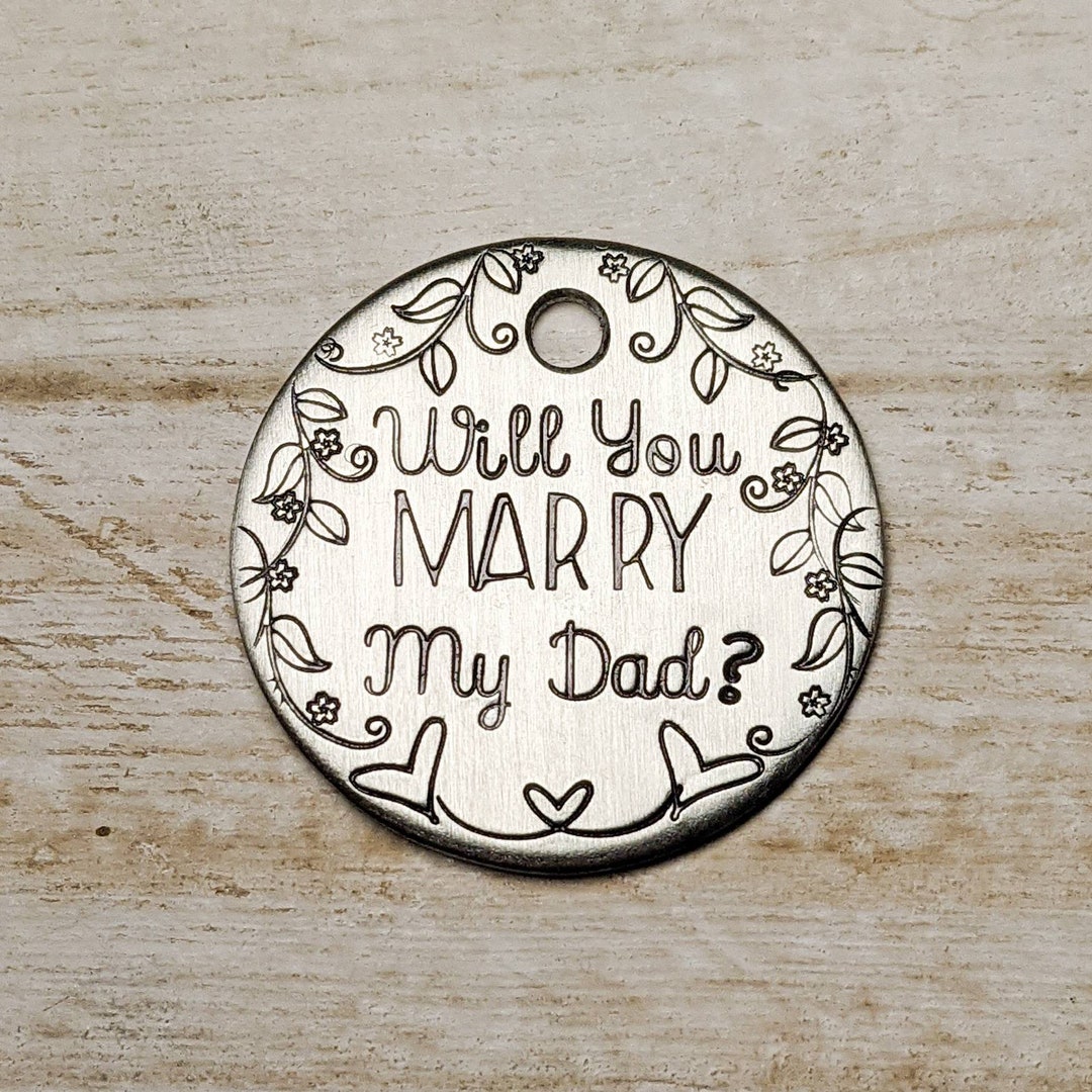 Proposal Pet ID Tag Dog Tag for Dogs Pet Name Tag Hand Etsy