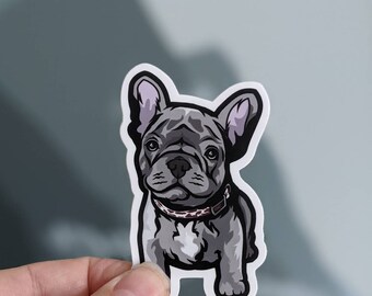 Bulldog Car Decal Angry Dog Bumper Sticker Back Window