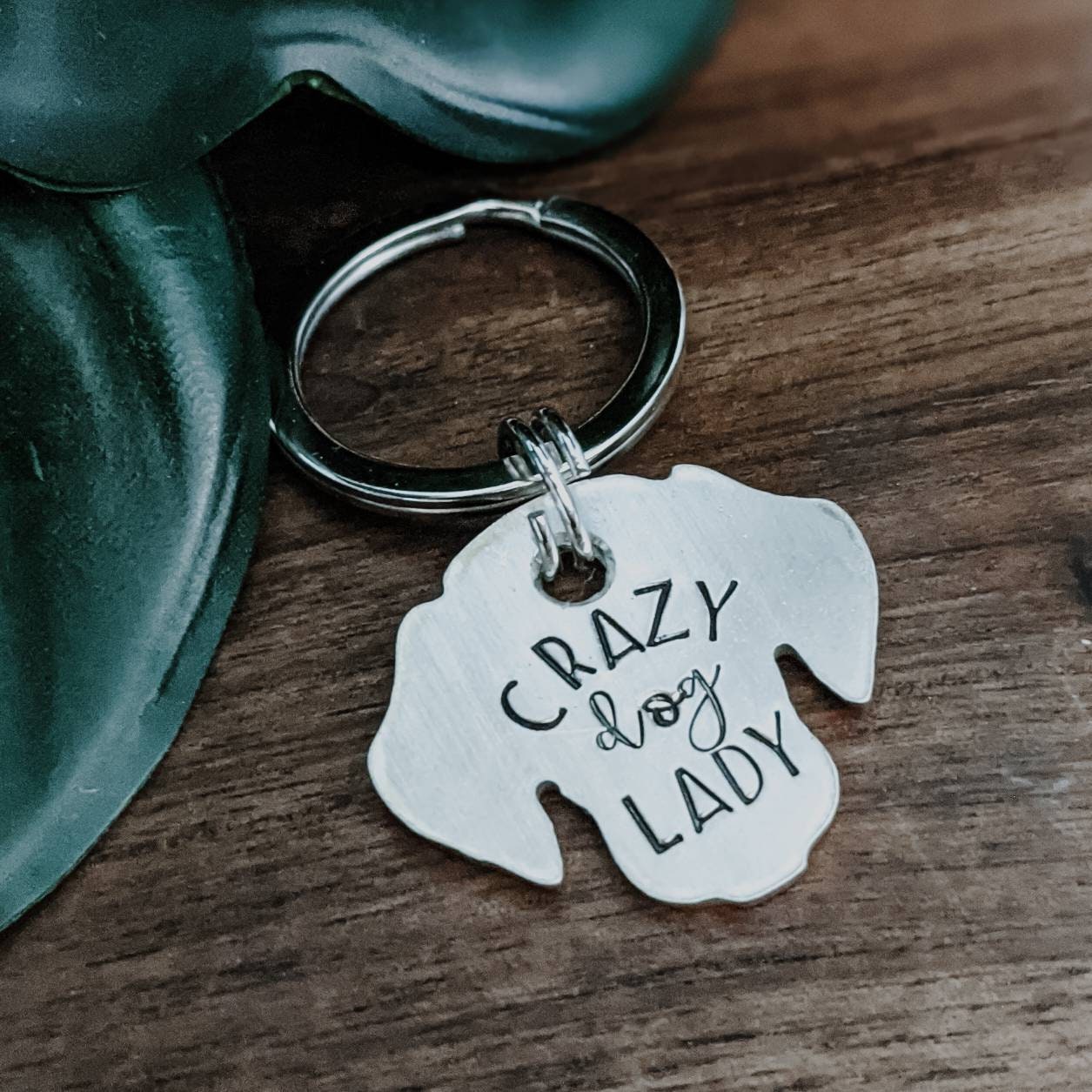 Keychain - Crazy Dog Lady