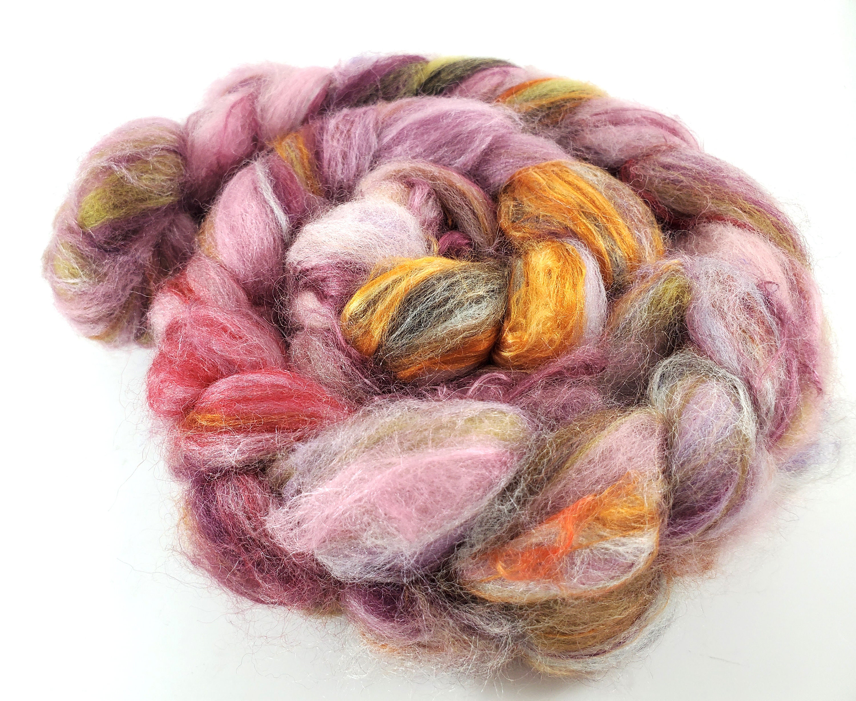Merino wool roving/Roving for spinning/Hand dyed roving/Wool Etsy