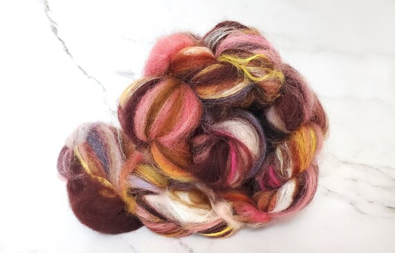 Merino Wool Roving/roving for Spinning/hand Dyed Roving/wool | Etsy