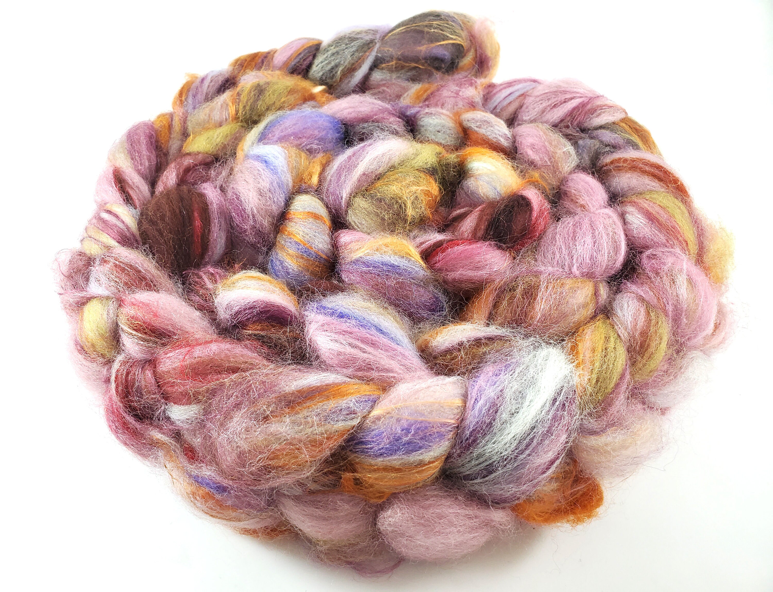 Merino wool roving/Roving for spinning/Hand dyed roving/Wool Etsy