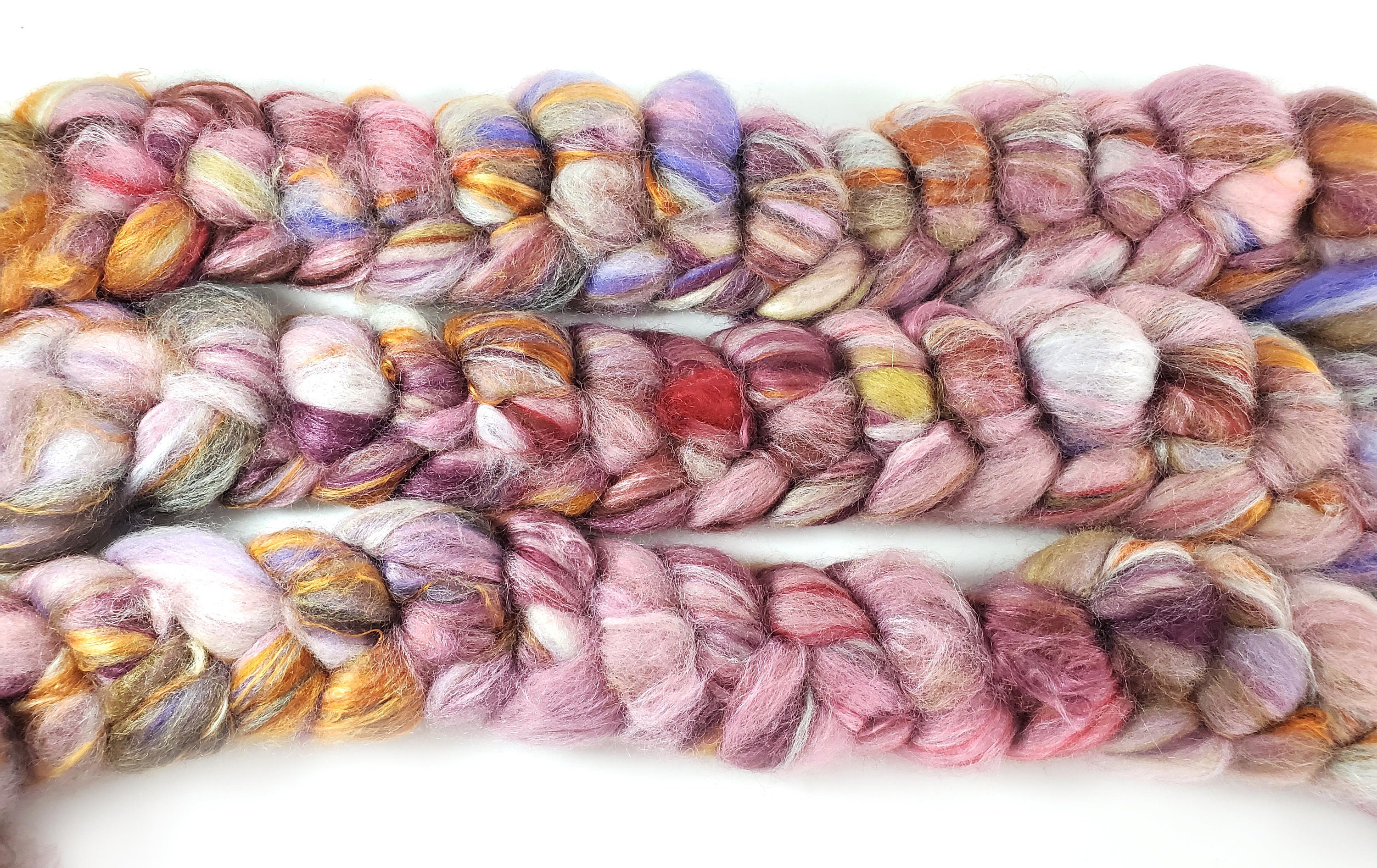 Merino wool roving/Roving for spinning/Hand dyed roving/Wool Etsy