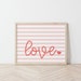 Farmhouse Style Valentine's Day 'love' Printable - Etsy