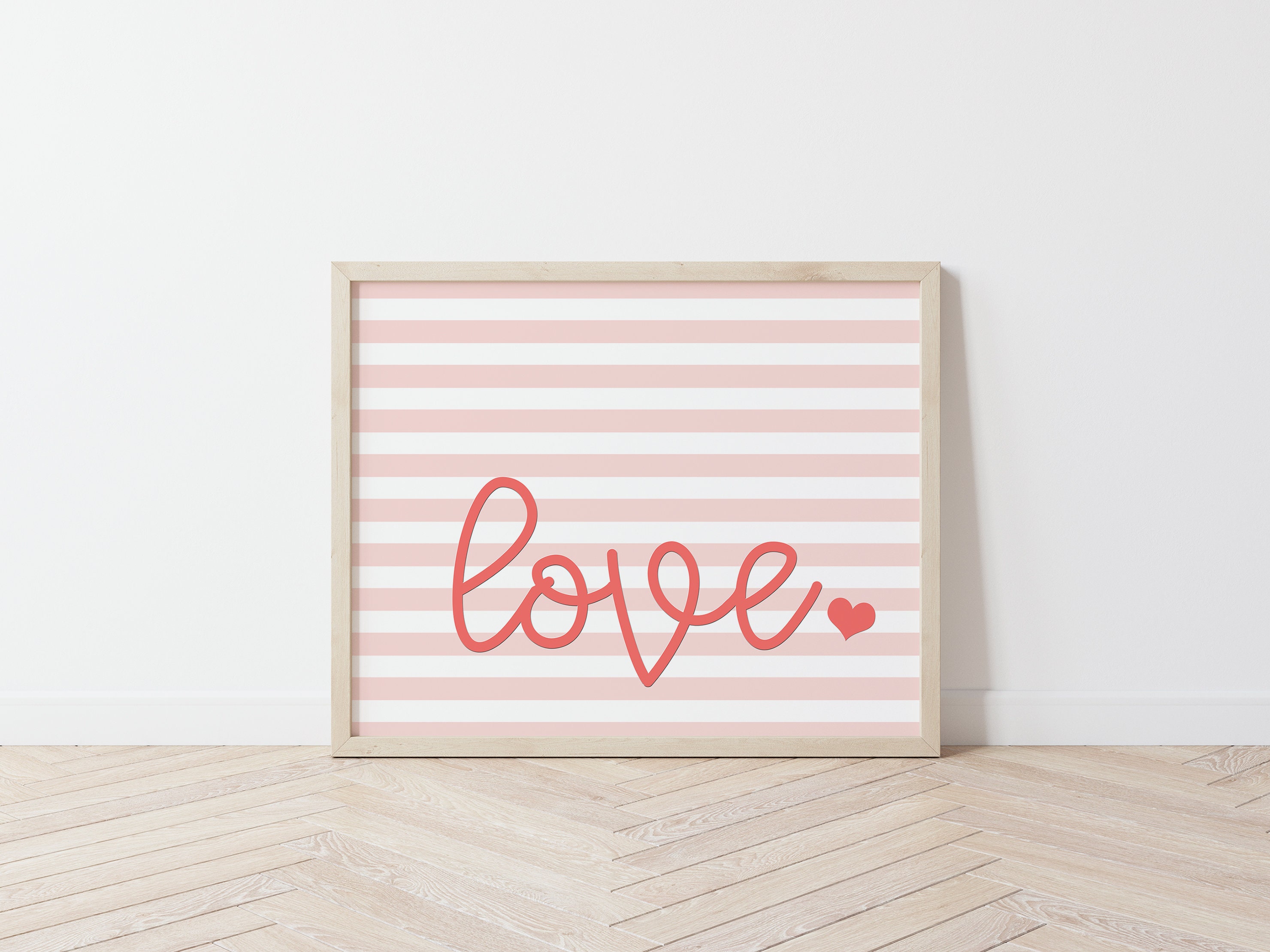 Farmhouse Style Valentine's Day 'love' Printable - Etsy