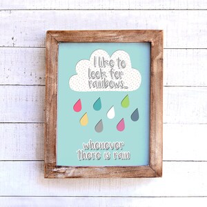 I like to Look for Rainbows LDS Baptism Printable, When I am Baptized Primary Song Art, Blue Great to be Eight Decoration, Mormon Wall Art