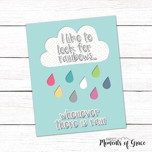 I Like to Look for Rainbows LDS Baptism Printable, When I Am Baptized ...