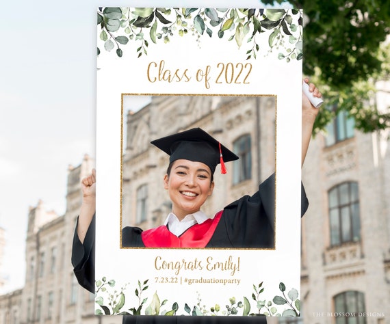 Graduation Party Borders Editable Graduation Party Photo Prop 2025