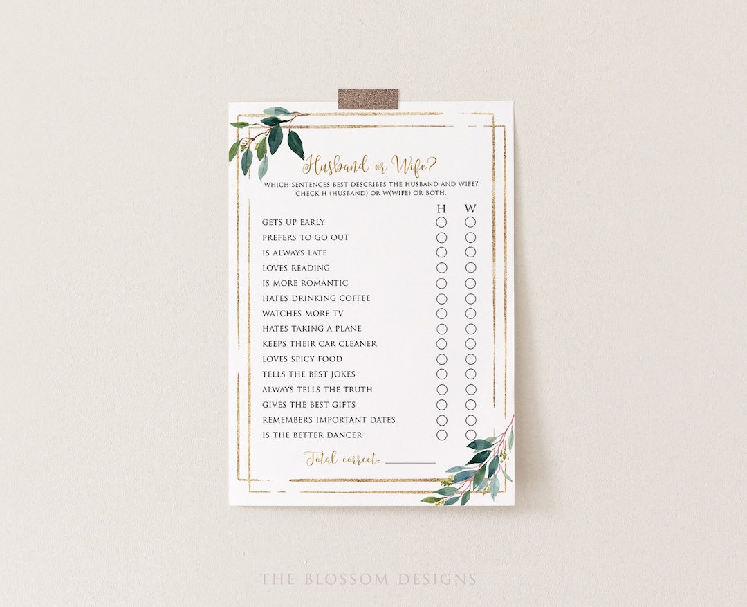 Anniversary Games, Anniversary Party Games Printable, Anniversary ...