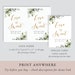 Greenery Love is Sweet Sign, Greenery Signs Printable, Printable ...