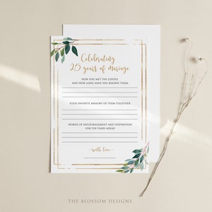 Printable Anniversary Party Sheet 25th Anniversary Game - Etsy