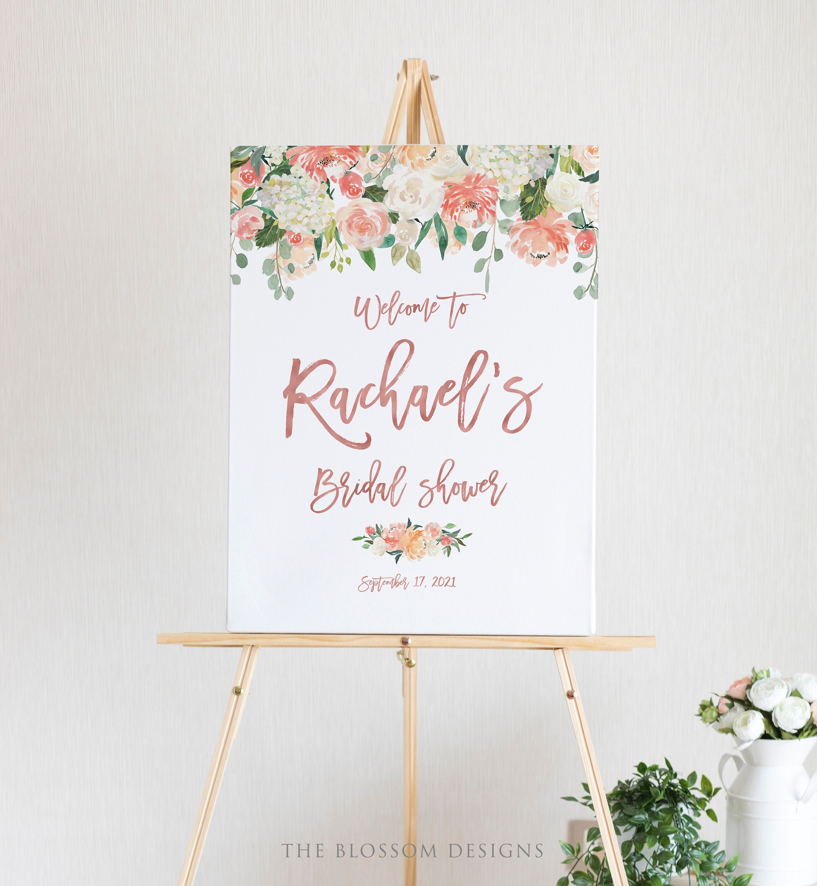 Bridal Shower Sign Bridal Shower Decoration Bridal Shower Etsy