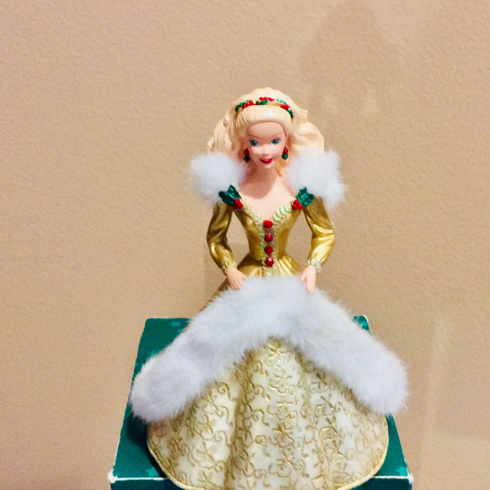 Hallmark Happy Holidays Barbie Stocking Hanger 1995 Etsy