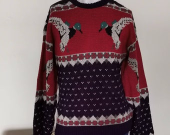 vintage duck sweater