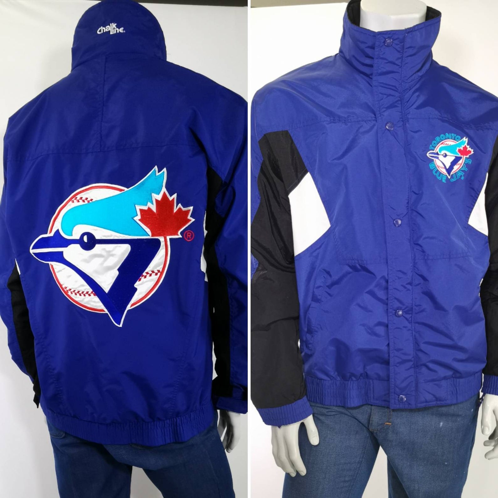 Vintage 90's Toronto Blue Jays Logo Jacket MLB 3 In 1 Coat Etsy