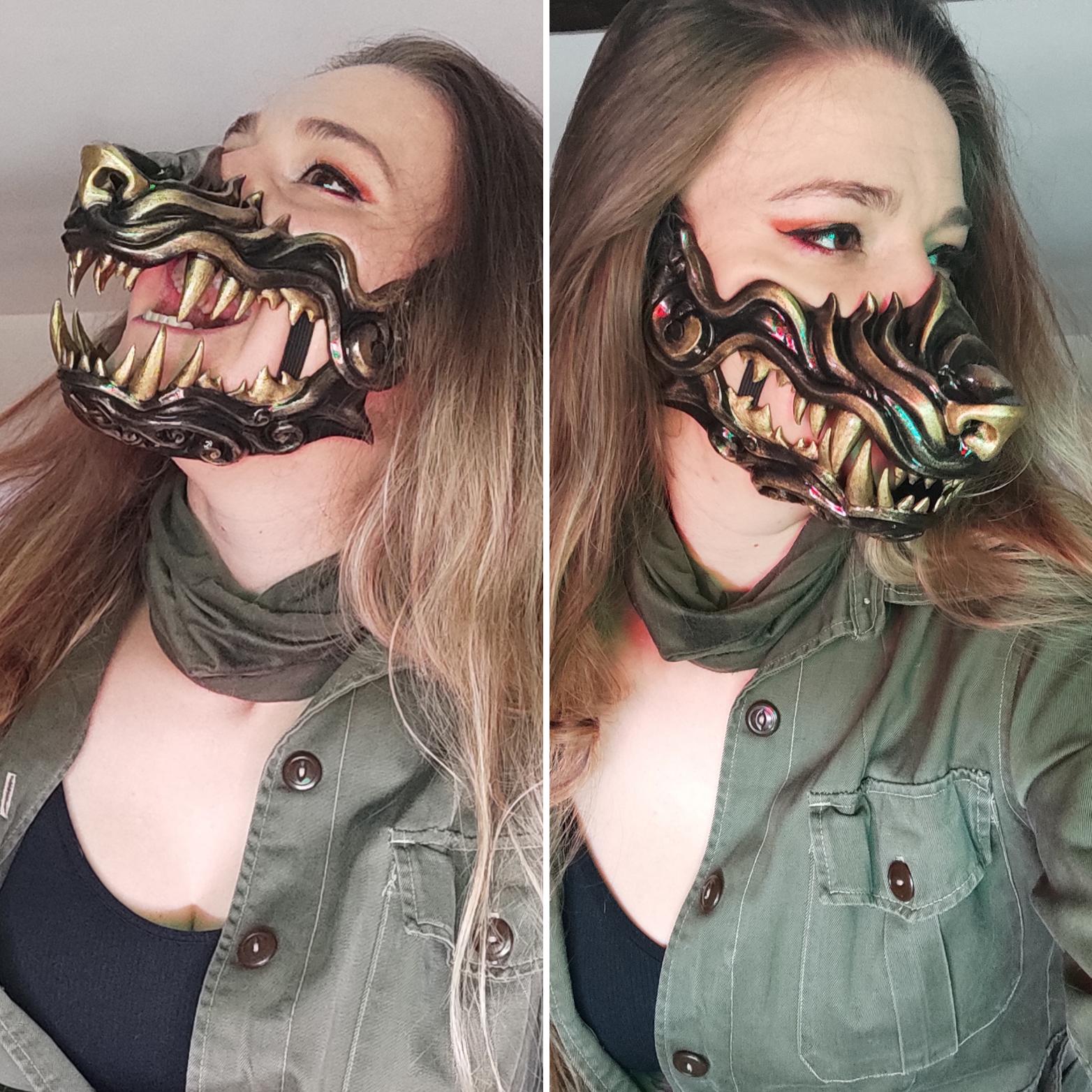 Wolf Mask - Articulated