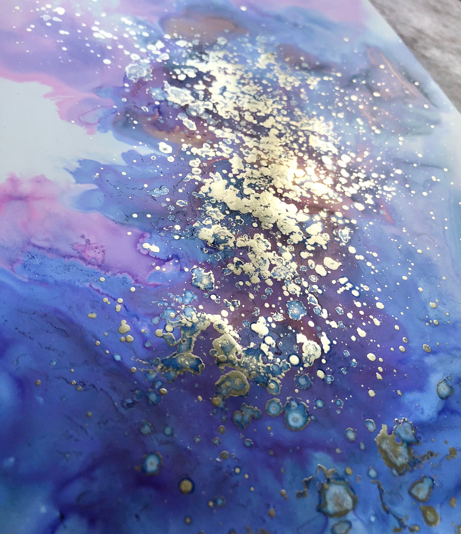 Alcohol Ink Original Art Abstract Art Gift Gifts for Etsy