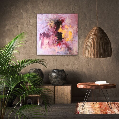 Abstract SALE Art- Stylish Art- Contemporary Art- Original Art- Mixed Media shops - Dine Room - Living Room- Gold- Black