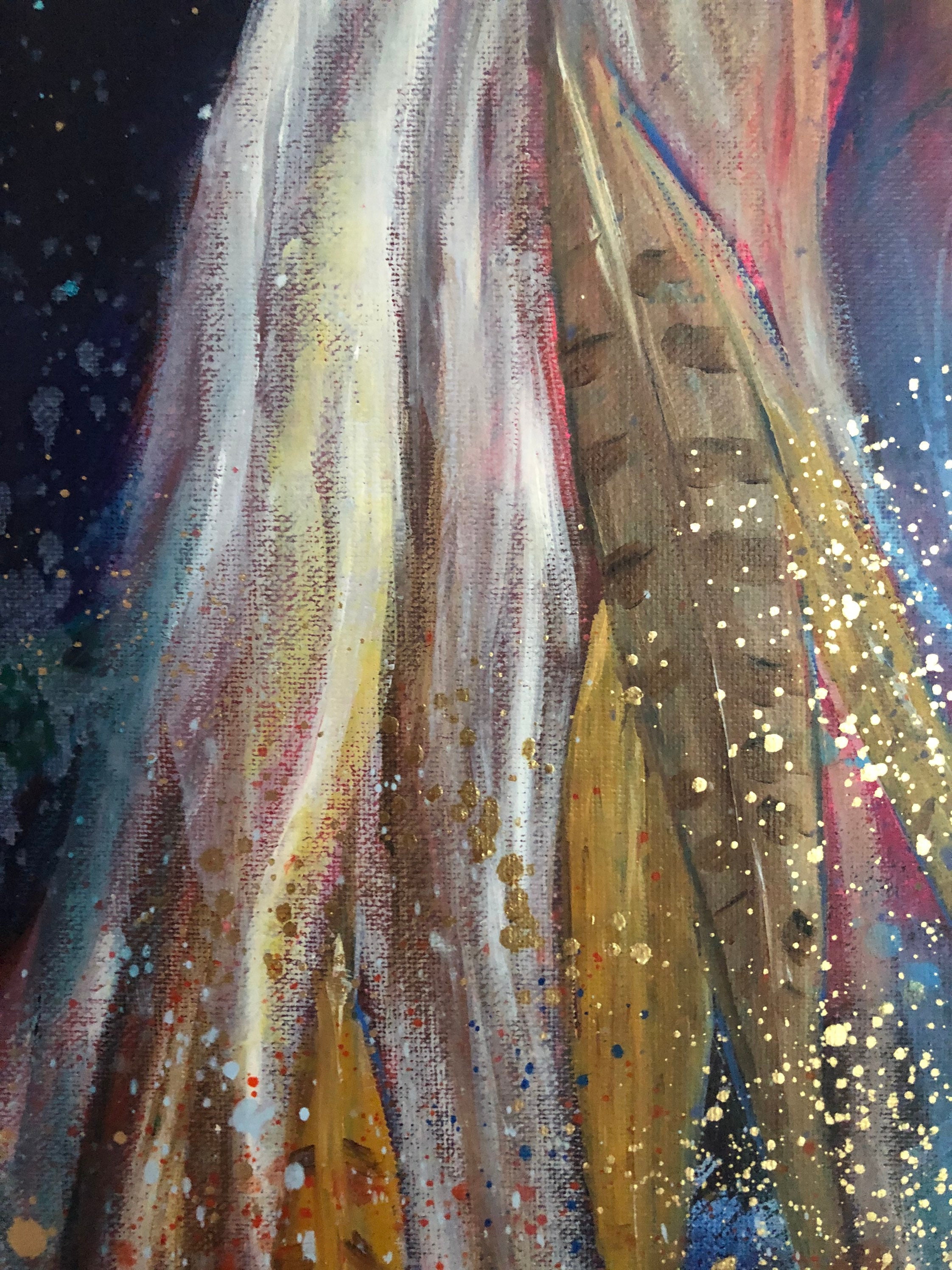 Bohemian Painting Gypsy Painting Hippy Painting Retro Etsy UK