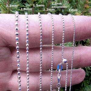 thumbnail image 2 of Alfred & Vincent Italian 925 Sterling Silver & 14k Rose Gold Plated Bead Chain Necklace, 16-22 Inches 2 of 6