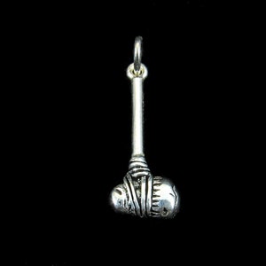 Handcrafted Solid 925 Sterling Silver Prehistoric Caveman Stone Axe Pendant
