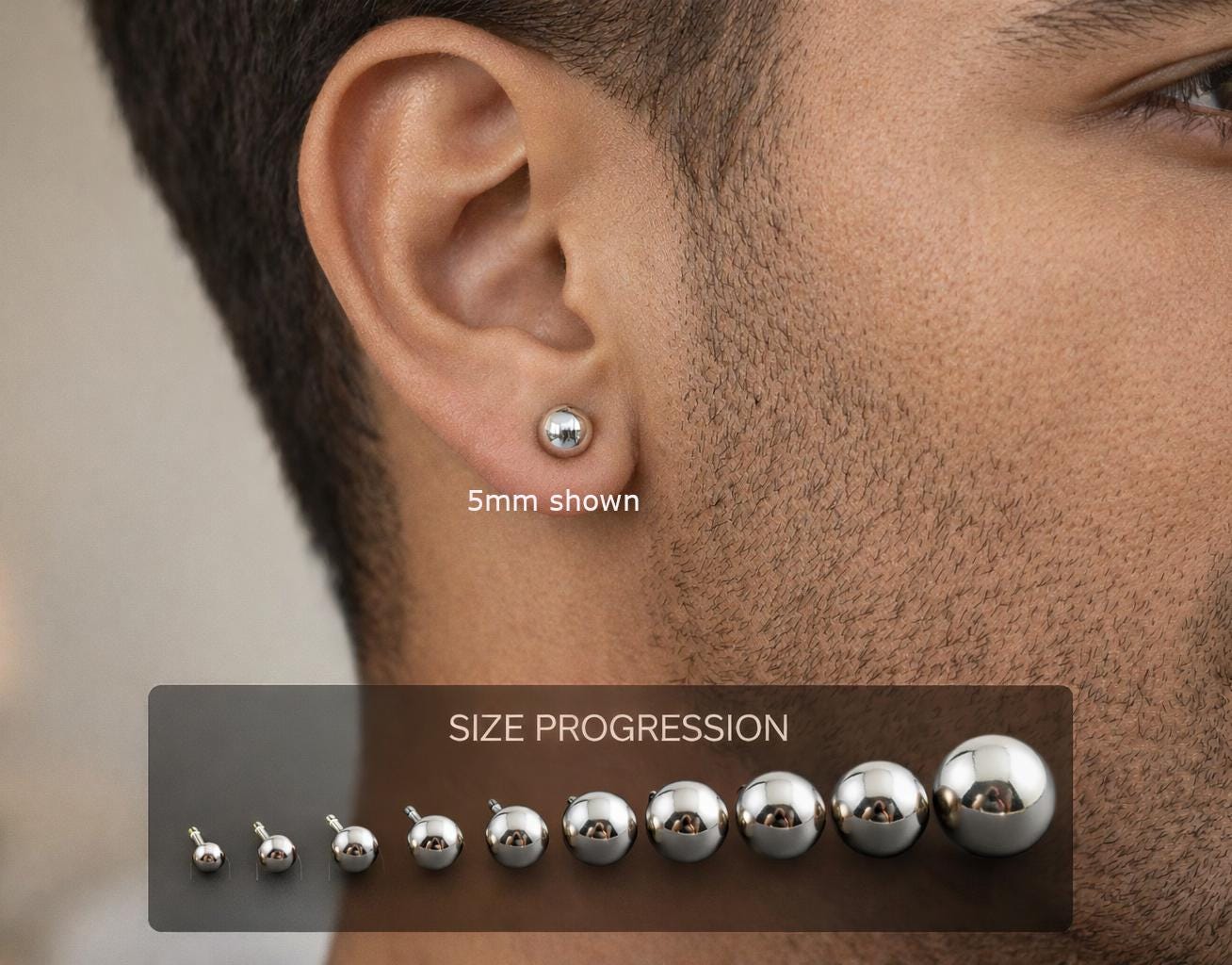 925 Silver Piercing Earring - Etsy