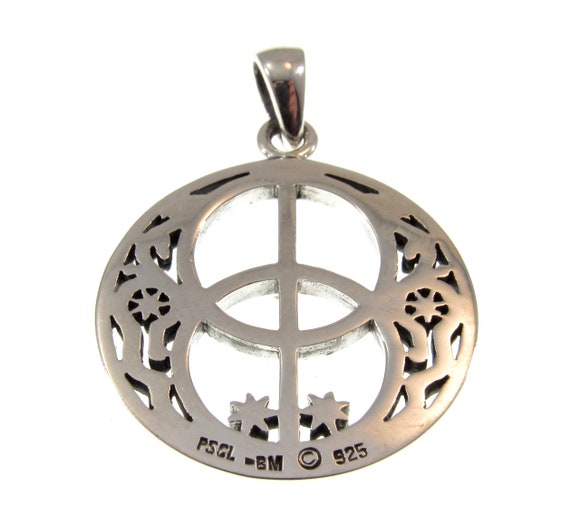 Sterling Silver Chalice Well Pendant