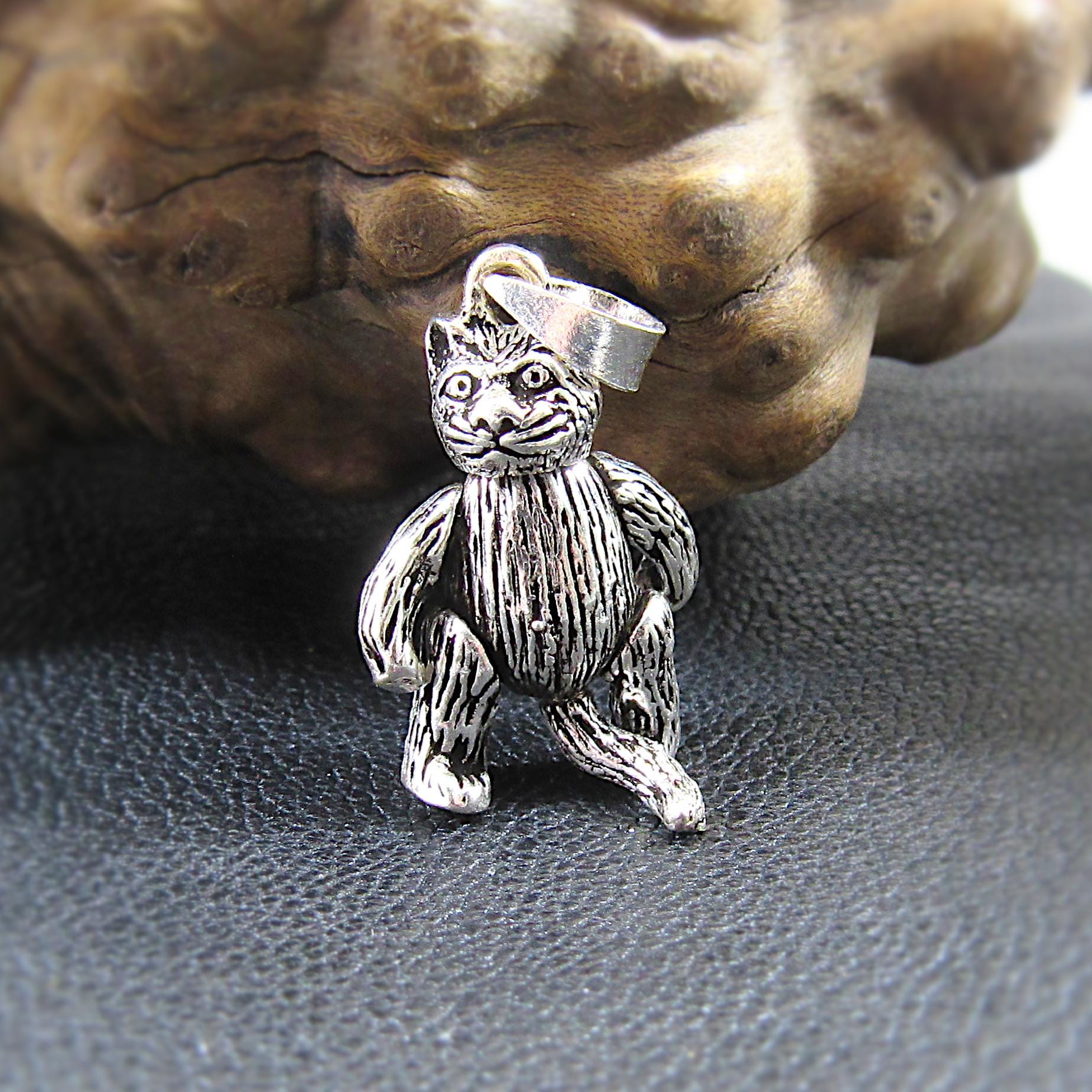 その他 SooyaStudio Cat Ban Pendant 925 Silver Silver Bat-Winged Cat Pendant – Gryphon's Moon