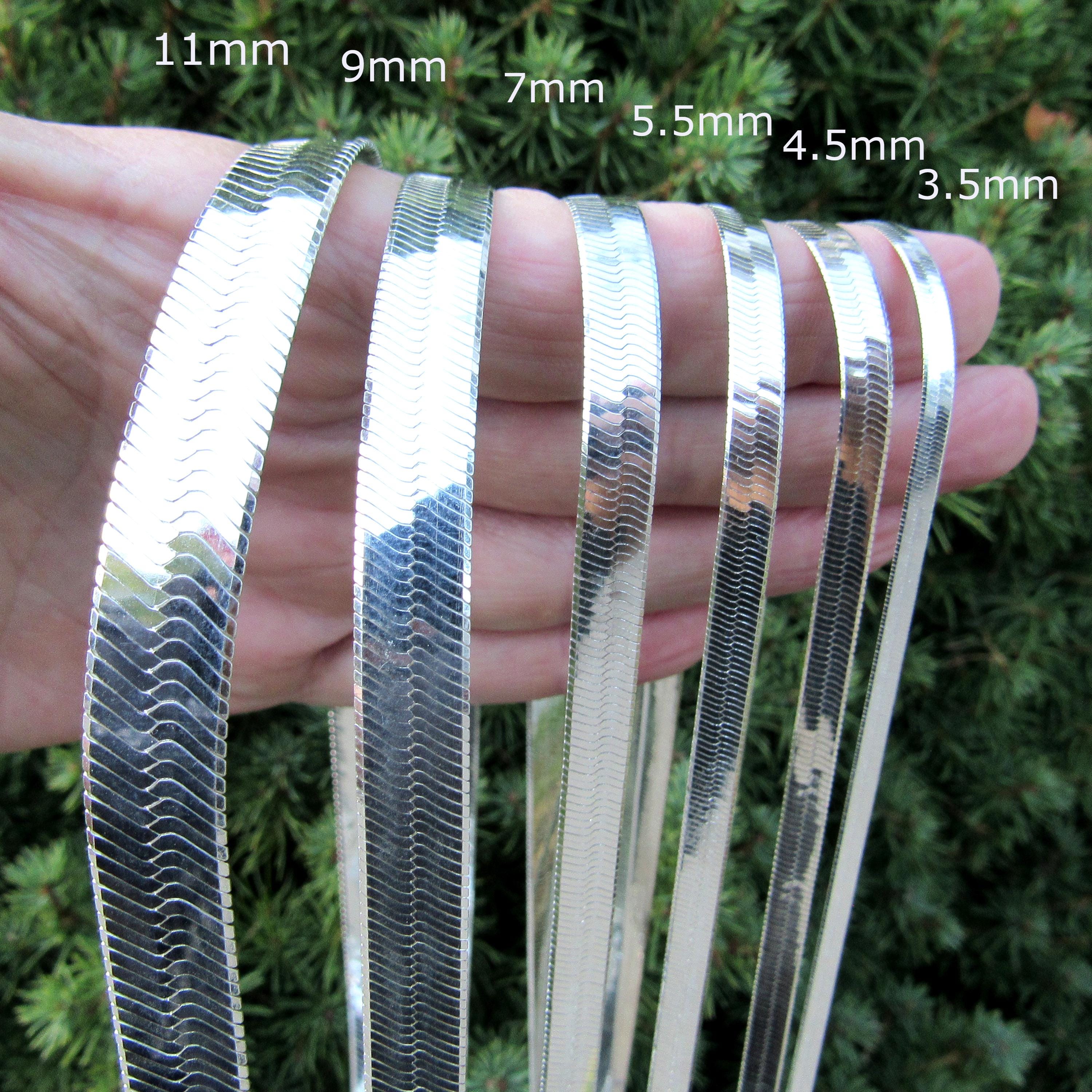 925 Italy Herringbone - Etsy display picture 1