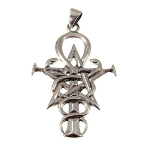Solid 925 Sterling Silver Penkhaduce Symbol of Wizardry - Etsy